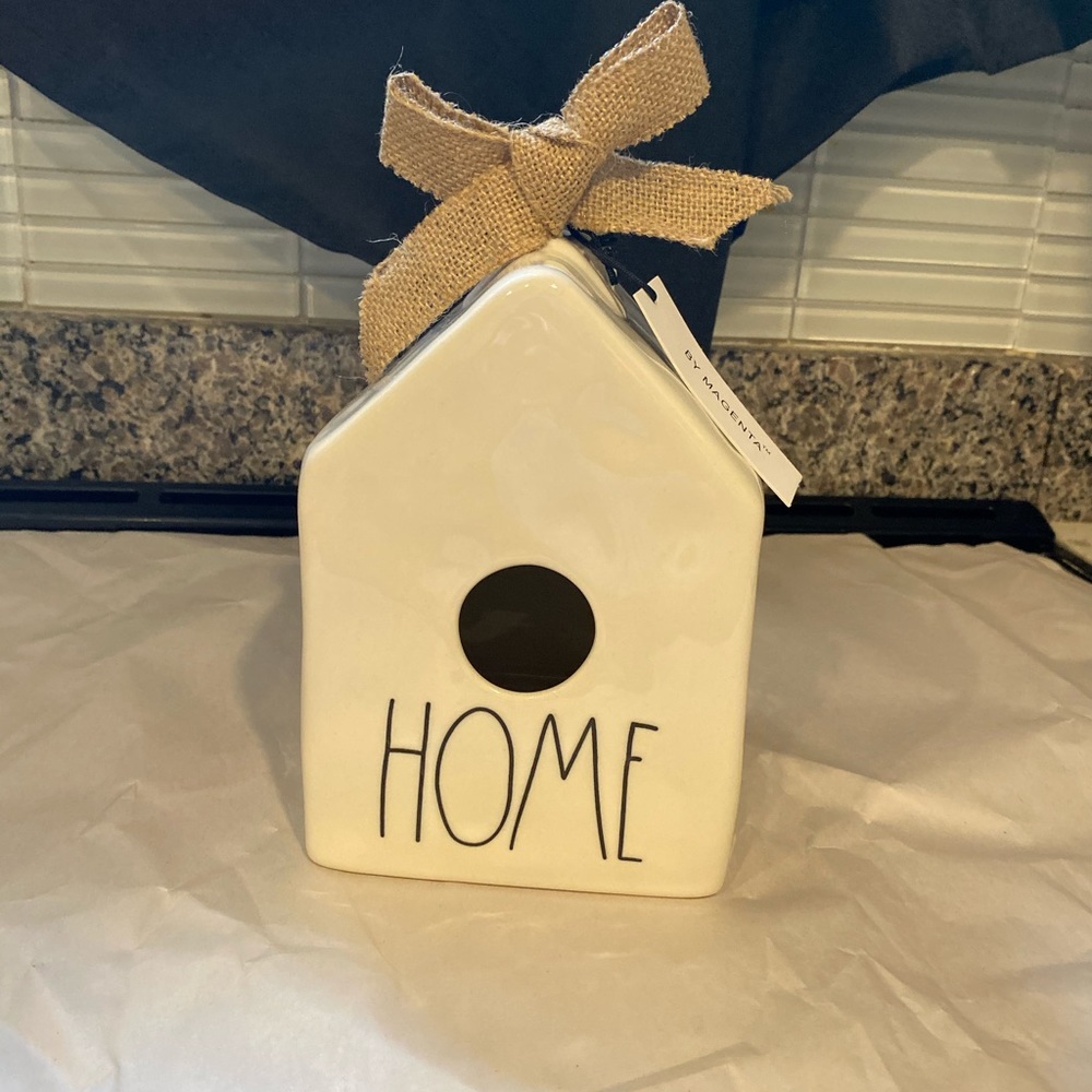 Birdhouse by Rae Dunn “HOME”